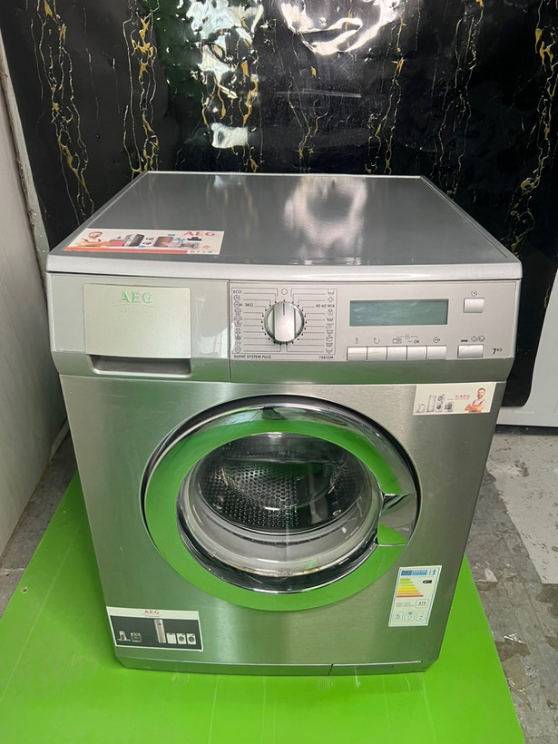 ماشین لباسشویی آاگ مدل L85275XFL درب استیل بسیار کمیاب (با گارانتی)
