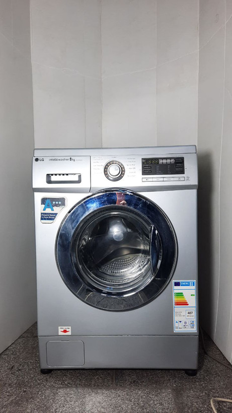 ماشین لباسشویی ال جی مدل:F1496TD24سیلور ۸ کیلو گیربکسی دایرکت درایو (با گارانتی)